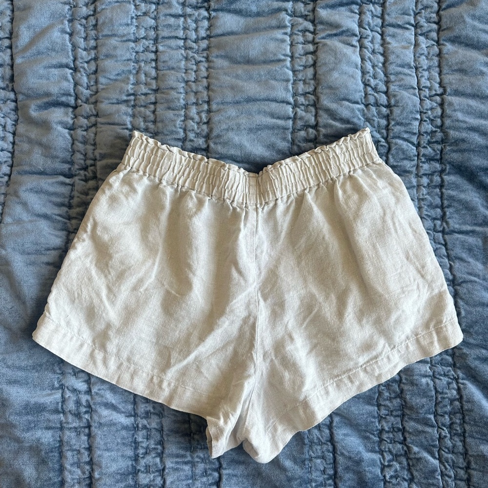 Reformation Mila Linen Shorts
